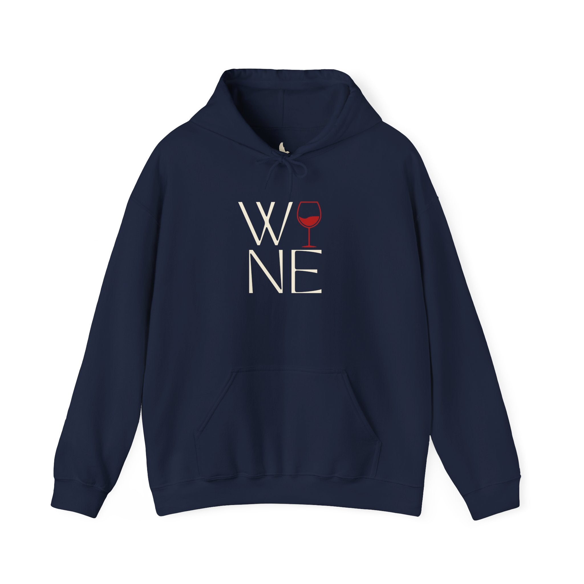 Wine Lover's Unisex Hoodie - Cozy Sweatshirt with Wine Glass Design