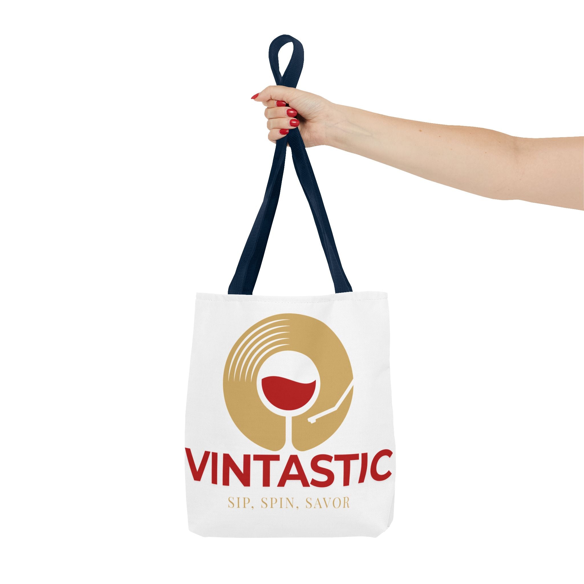 Vintastic Wine Tote Bag - Sip, Spin, Savor