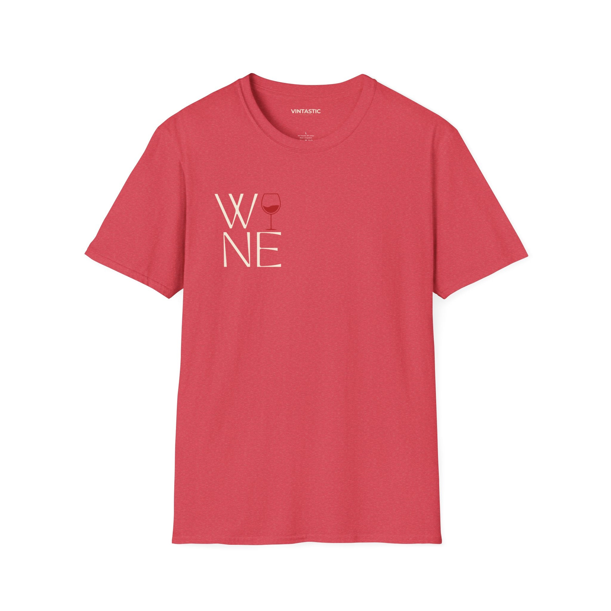 wine-Softstyle T-Shirt from Vintastic Designs