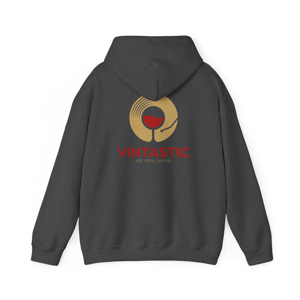 Vintastic Wine Logo Hoodie — Vintage-Inspired Wine Lover Pullover